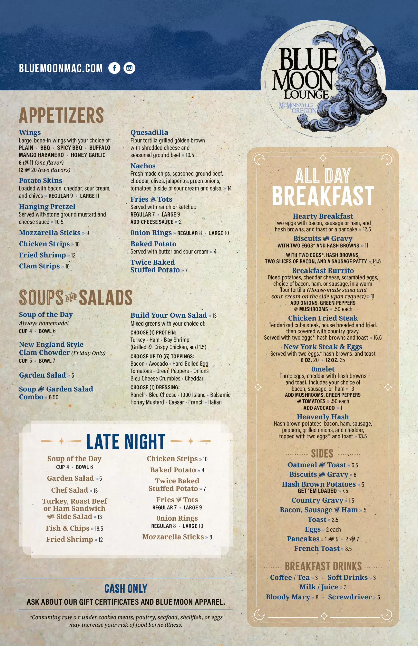 Blue Moon Aug 2024 Menu Helyn Karoly